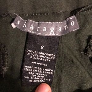 Sharagano Pants & Jumpsuits - Army green pull on dress pants. Super comfy!!! Sharagano Pants & Jumpsuits - Army green pull on dress pants. Super comfy!!!